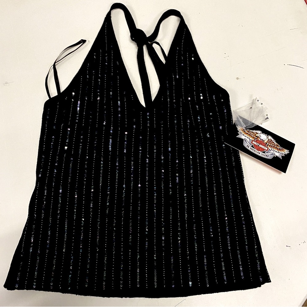 Sharp Harley Davidson Halter New With Tags Large